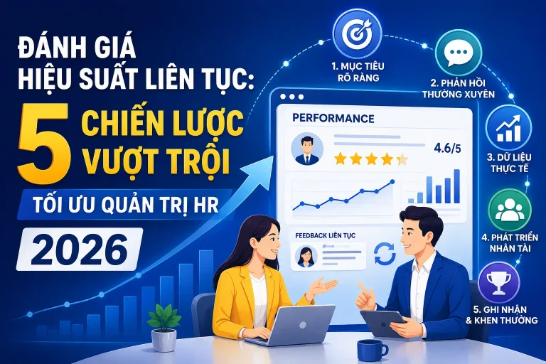 Đánh giá hiệu suất liên tục: 5 chiến lược Vượt Trội Tối Ưu quản trị HR 2026